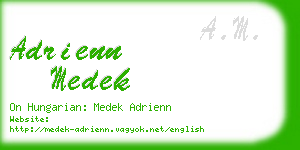 adrienn medek business card